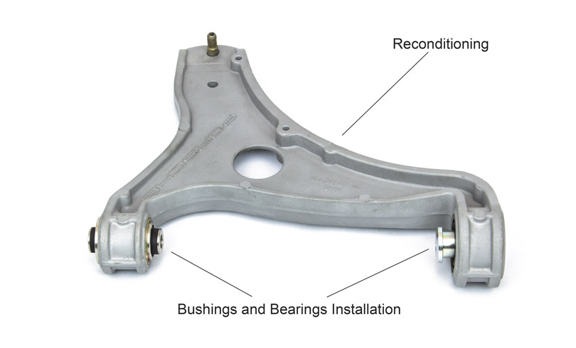 Control arm services for Porsche 964, 993